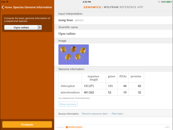 Wolfram Genomics Reference App poster