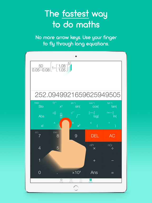 Natural Scientific Calculator for iOS (iPhone/iPad/iPod touch) Free