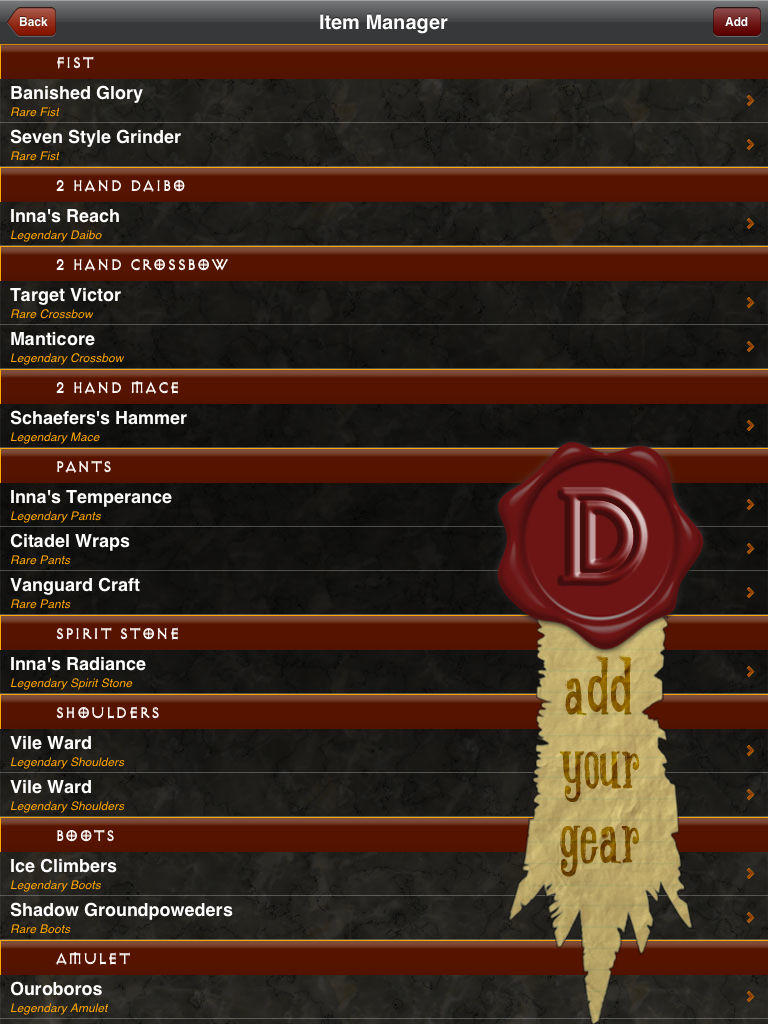 Full Data Calculator for Diablo 3 poster