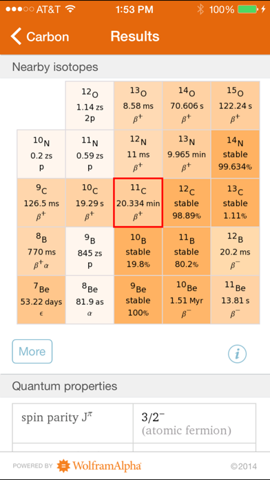 Wolfram Isotopes Reference App poster