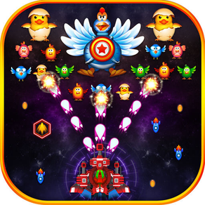 Chicken Shooter - Galaxy Invaders 2017 HD