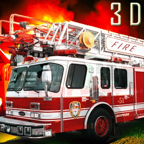 Carro de bombeiros do Serviço de Emergência Simulator 2016