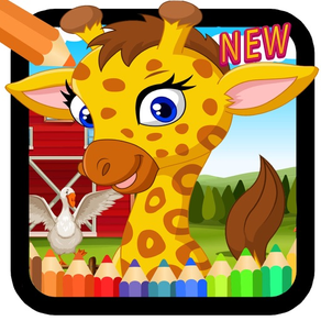 Kids coloring book: painting games preschool boys