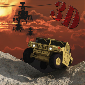 Military Hummer Sky Destroyer - Assail The Squatter Jeeps Above The Arid Desert