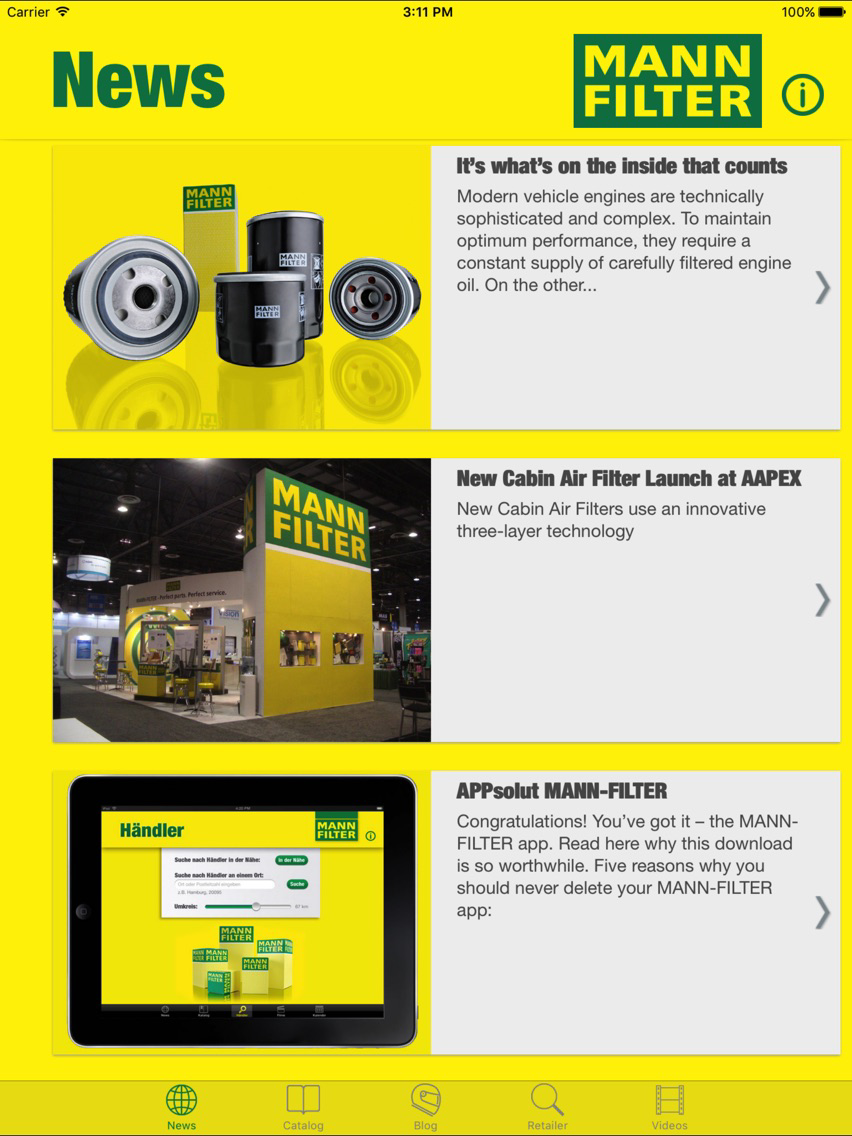 MANN-FILTER poster