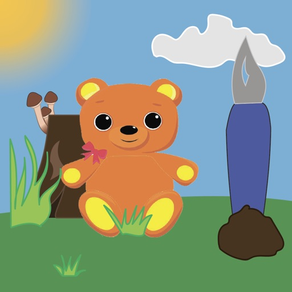 Coloring For Kids(paint the toys, animals, nature)