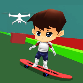 Cool skateboard para crianças: Drone Skateboarding