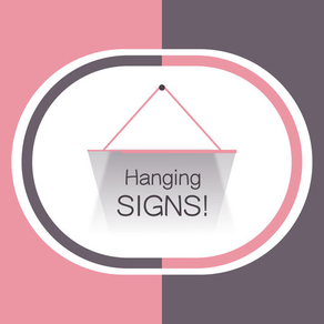 Hang a Sign! (Pink/Dark Violet)