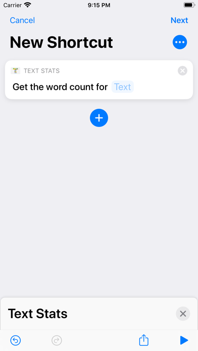Text Stats poster