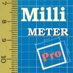 MillimeterPro - régua na tela