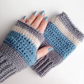 Crochet Fingerless Gloves