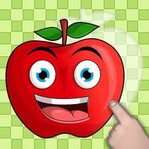 Casse-tête pour les enfants avec des fruits et légumes - Jeu gratuit pour les bébés tout-petits