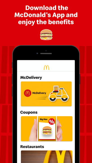 McDonald's Offers and Delivery 포스터