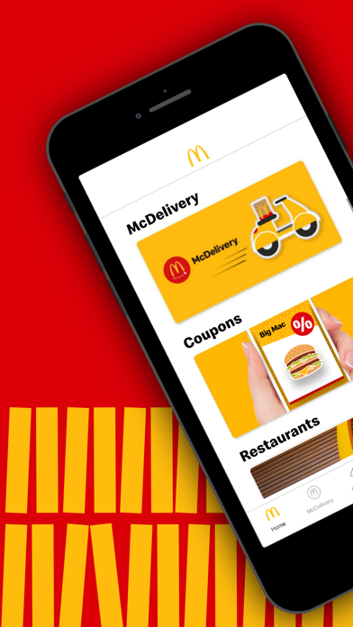 McDonald's Offers and Delivery poster