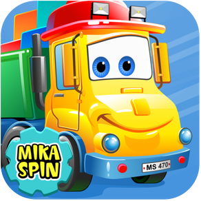 Mika "Dumper" Spin - dump truck games for kids