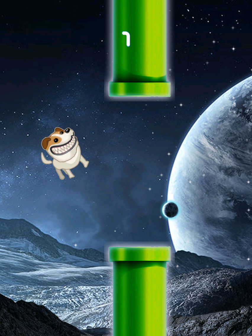Flappy Space Dog poster