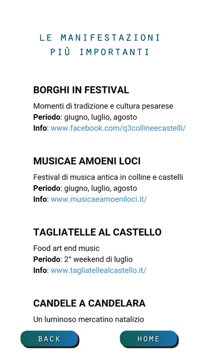 Colli e Castelli poster