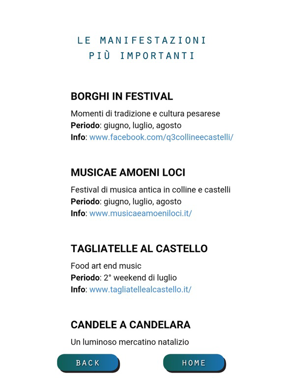Colli e Castelli poster
