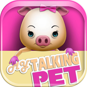 My Talking Pet - virtual pig with free mini games for kids