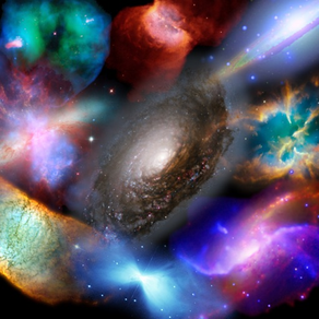 Astronomical Object - Galaxy Nebula Supernova and Planet