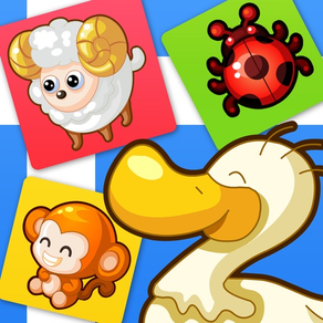 Cartoon Animal Puzzles - The Yellow Duck Early Learning Series