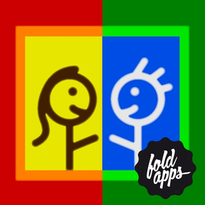 핑거페인트 결투 EDU - FoldApps™를 사용하여  창의적으로 함께 플레이하세요