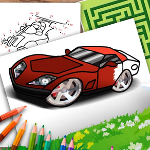 Cars Coloring Book Set