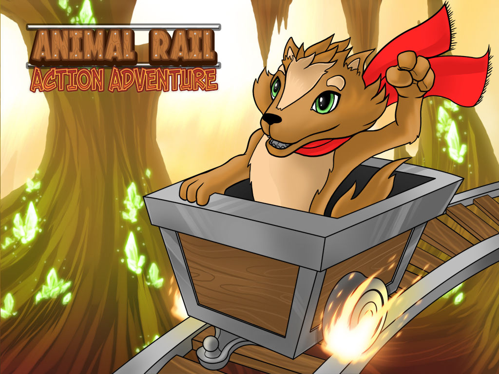 Animal Rail Action Adventure Game poster