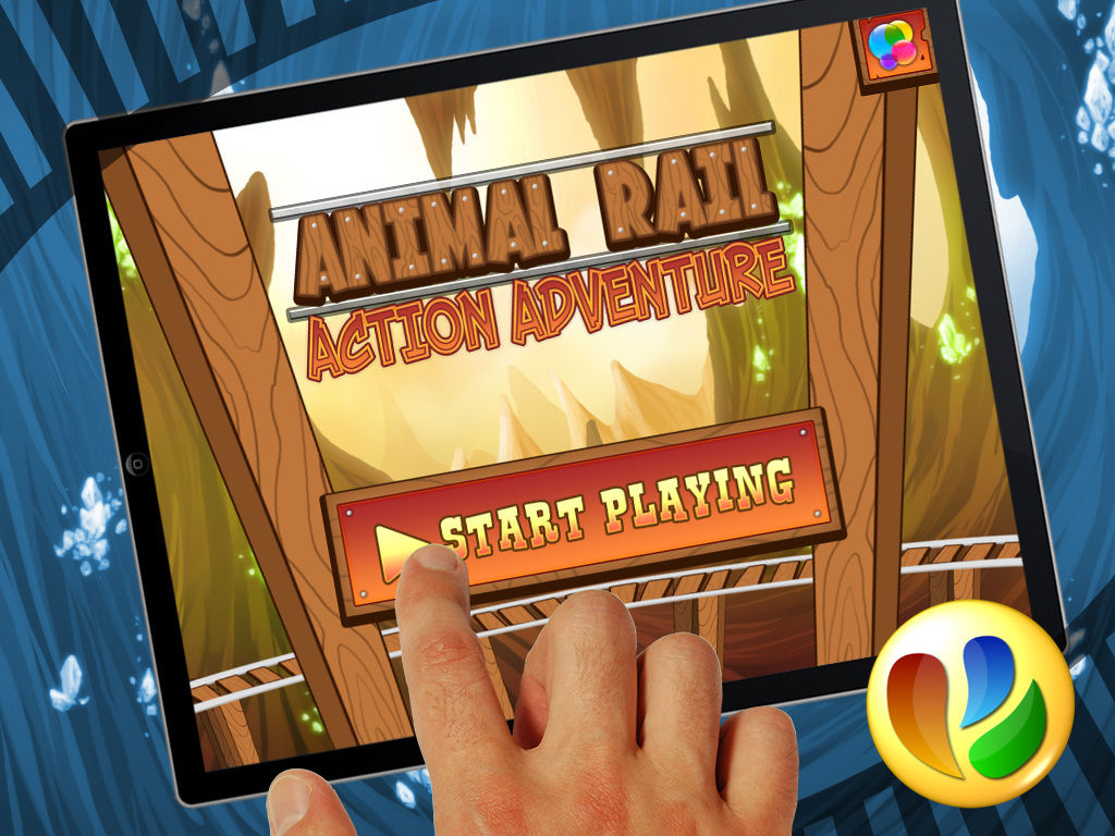 Animal Rail Action Adventure Game poster