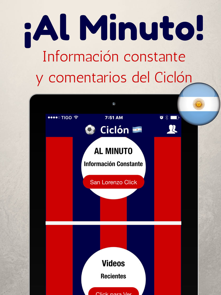 El Ciclón - Fútbol de San Lorenzo, Argentina poster