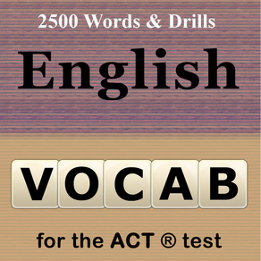 Vocab for the ACT ® Test