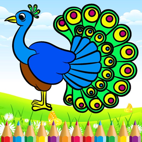 Bird Painting - Coloring Book and Drawing for Kids