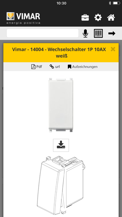 Vimar Produkte Plakat