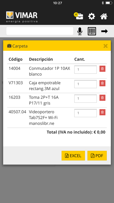 Vimar Productos الملصق