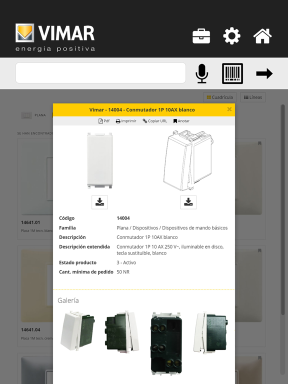 Vimar Productos الملصق