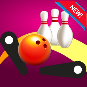 Flipper jeu avec un design de bowling pour enfants