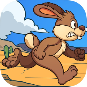 토끼 실행 및 점프 - 무료 최고 주자 중독성 게임 재미