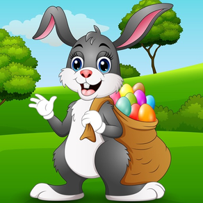 复活节游戏糖果 - 匹配3为可爱的兔子跳