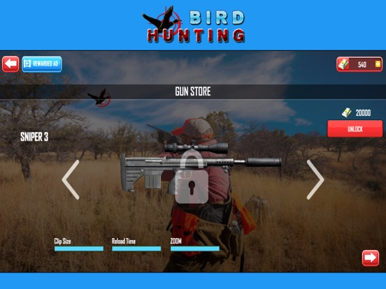 Flying Birds Hunting Game 3D poster