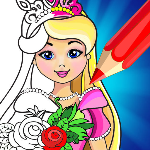 Coloring Book Game: Princess for iOS (iPhone/iPad) - Free Download at ...