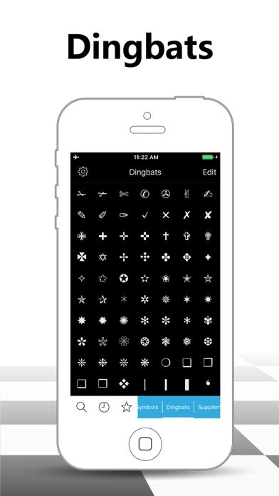 Symbol Keypad for Texting poster