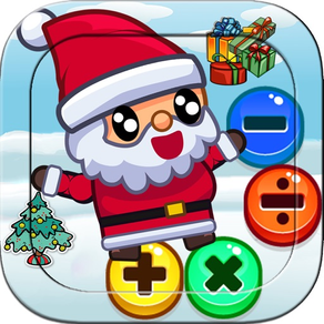 juego matemáticas Papá Noel para niños