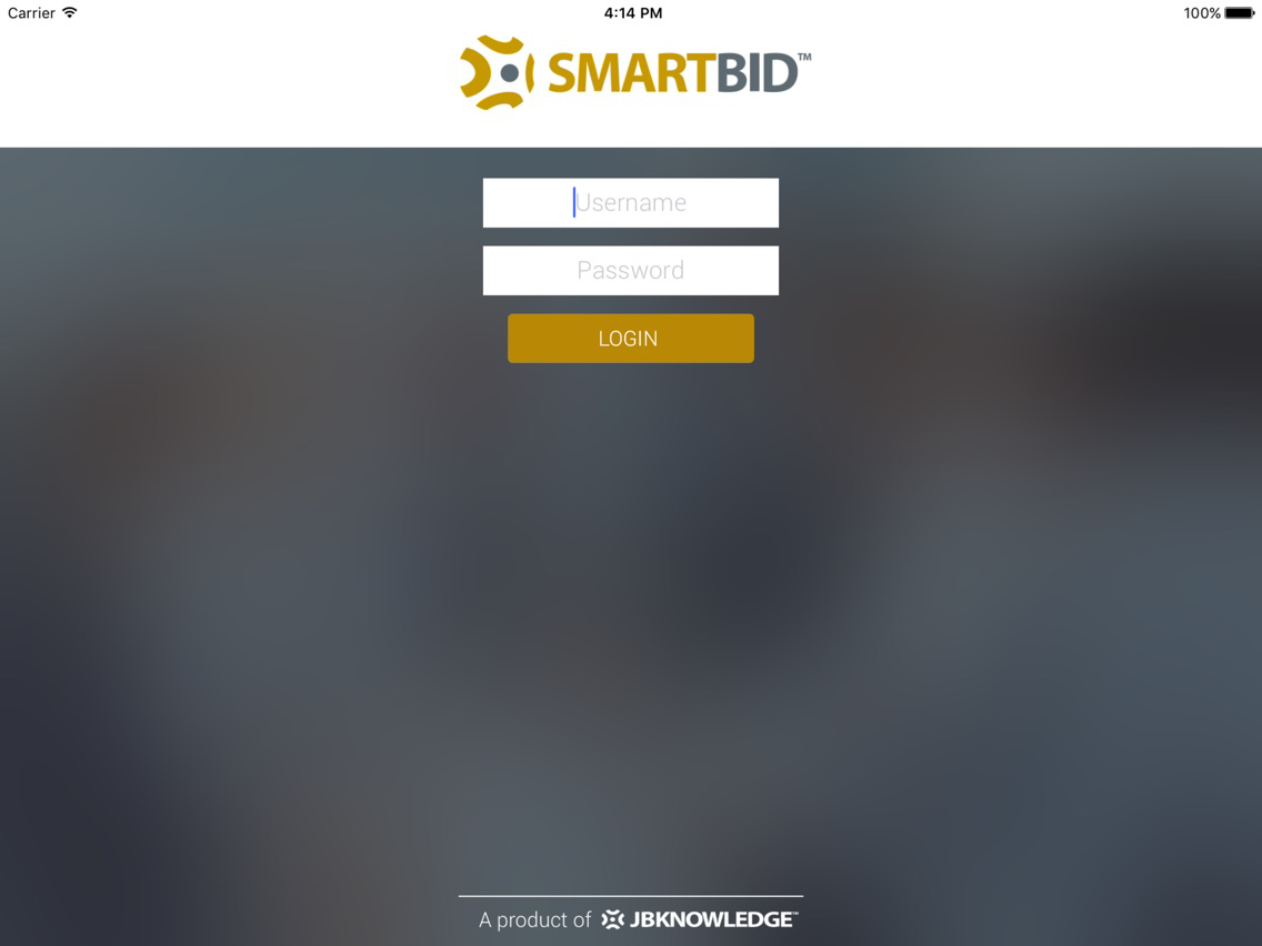 SmartBid Mobile poster