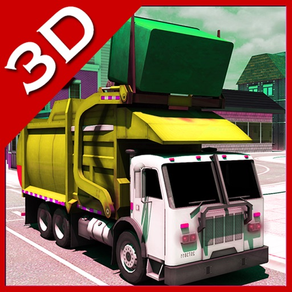 City Garbage Pickup Truck Driving Simulator