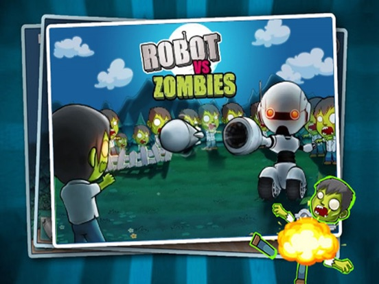 Robot vs Zombie poster