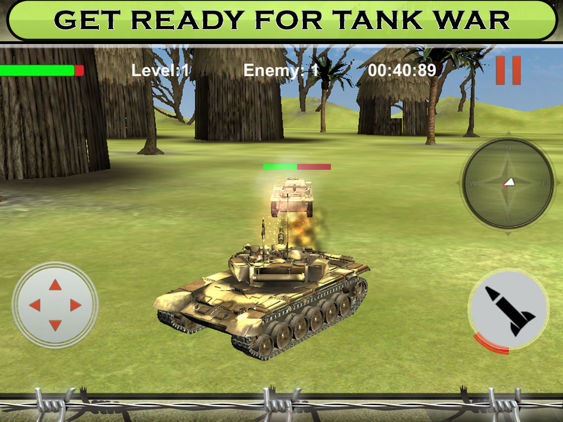 Tank Hero of Jungle Battle poster