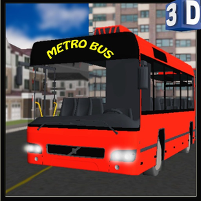 3D simulateur de bus de métro - service de transport en commun & parkings camionneur simulateur jeu