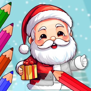 The Christmas coloring book