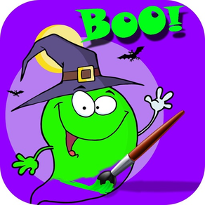 Halloween colorir jogo Pages