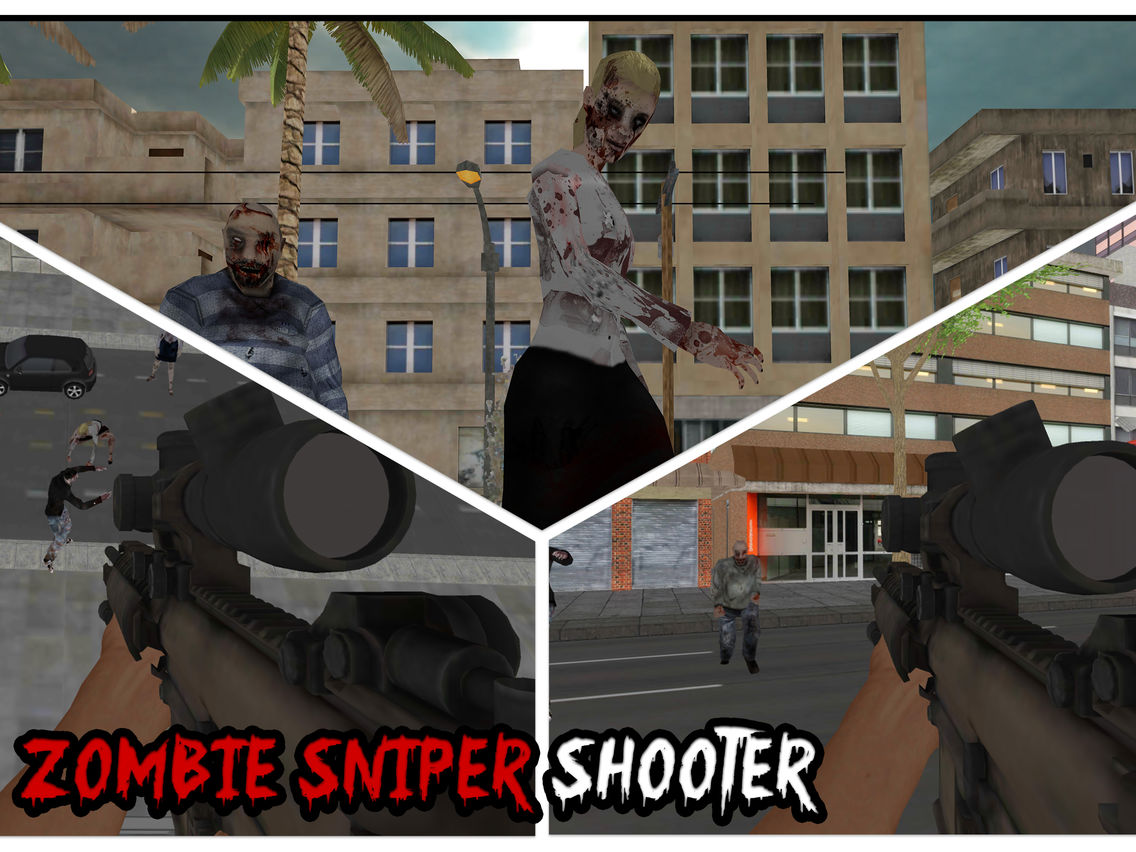 Real Zombie Sniper 3D Shooter : Contract Killer poster